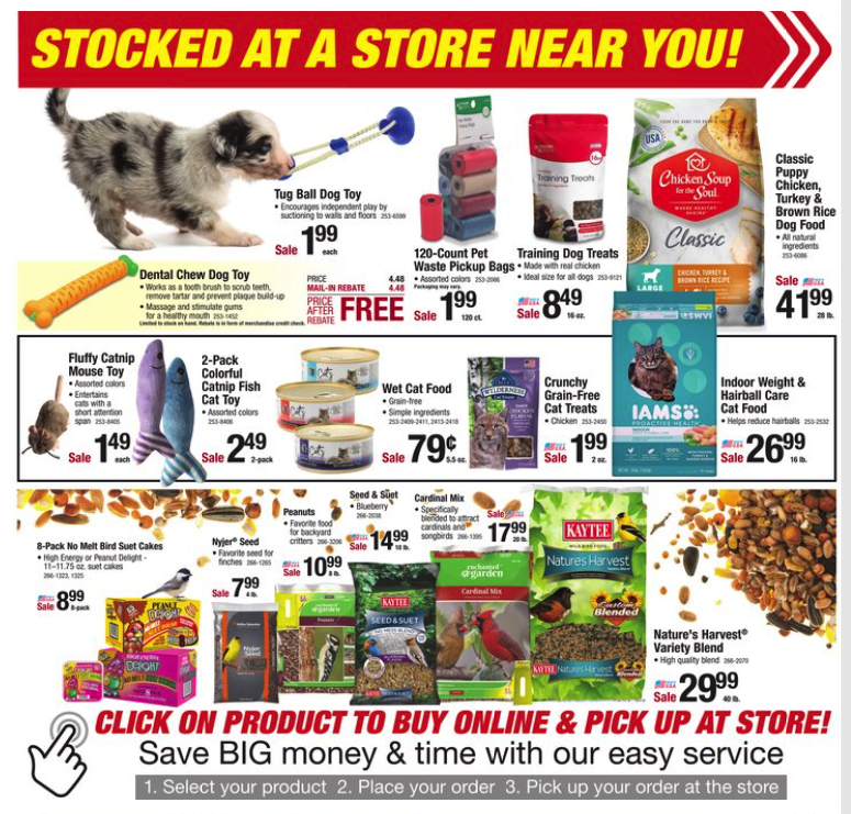 Menards Rebate for Pet Food 2024